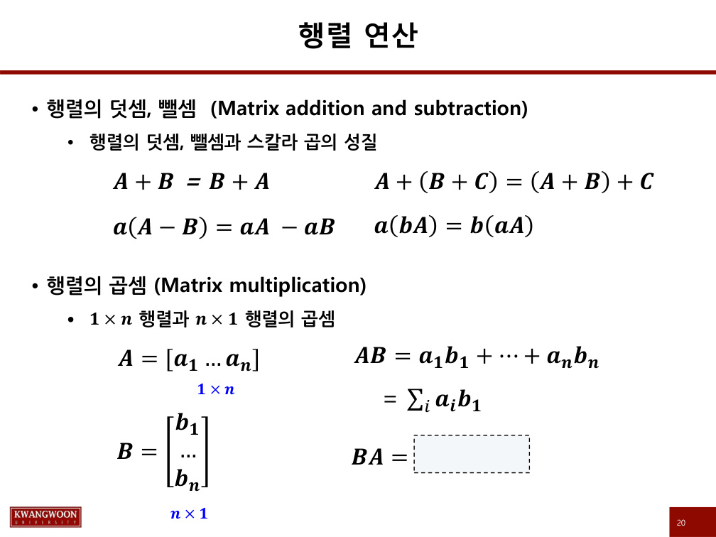 선형대수 자료 20쪽: 이 절에 관련된 원자료 도표
